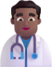 man health worker medium dark emoji