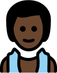 man in steamy room: dark skin tone emoji