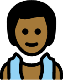 man in steamy room: medium-dark skin tone emoji