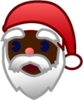man in stocking cap (black) emoji