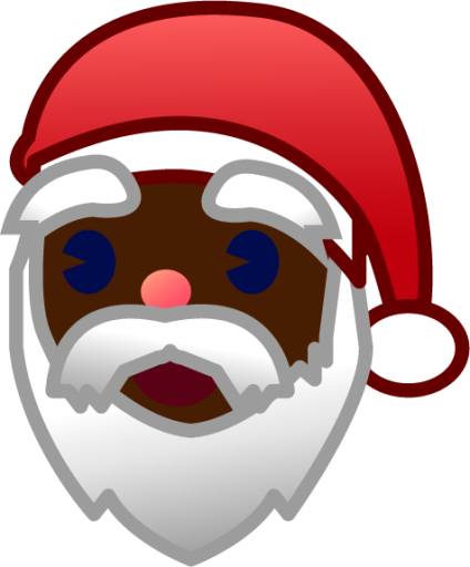 man in stocking cap (black) emoji
