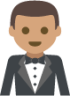 man in tuxedo tone 3 emoji