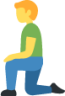 man kneeling emoji