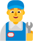 man mechanic default emoji