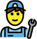 man mechanic emoji