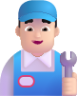man mechanic light emoji