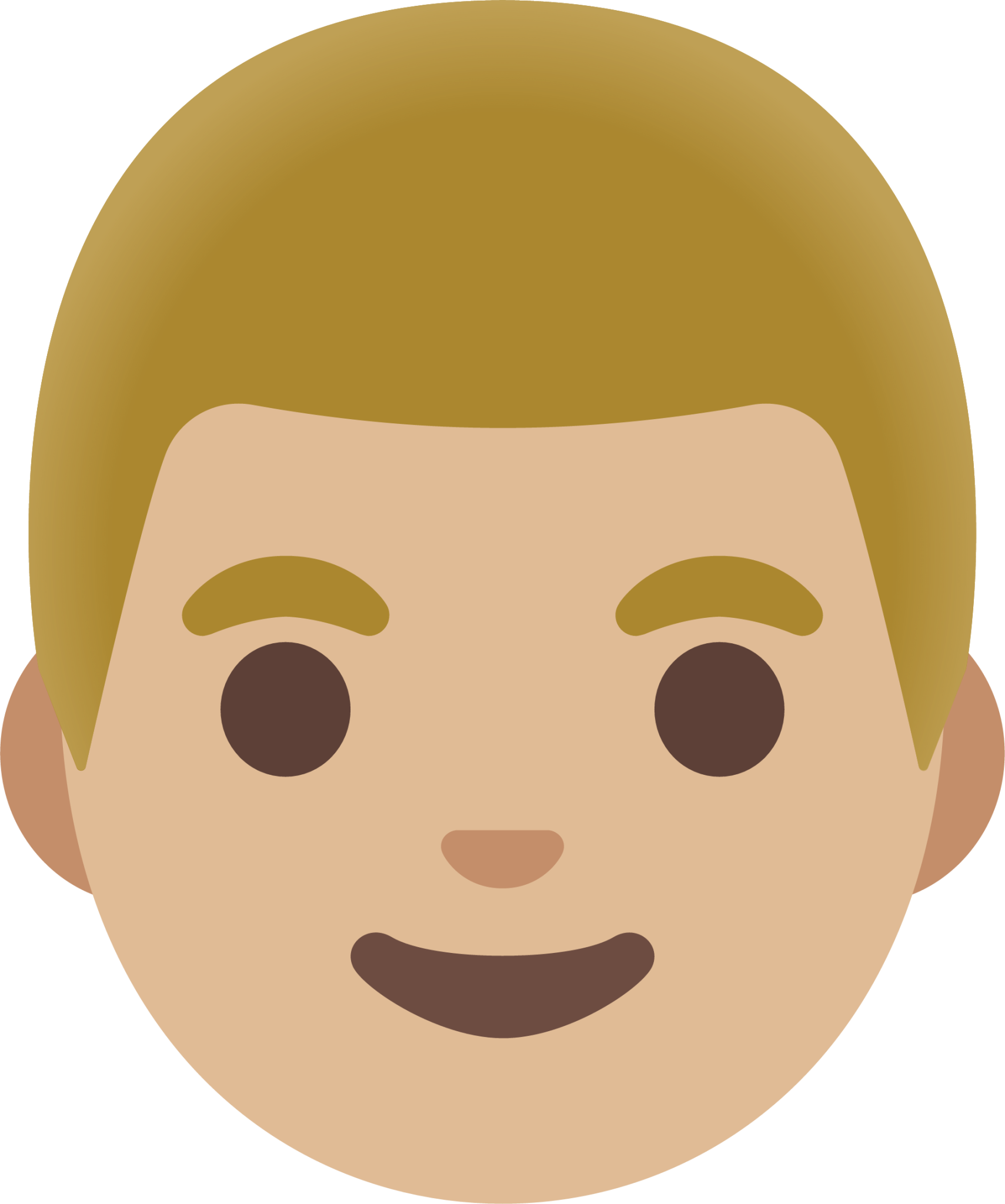 man: medium-light skin tone emoji