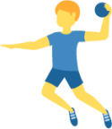 man playing handball emoji