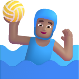 man playing water polo medium emoji