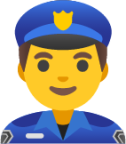 man police officer emoji
