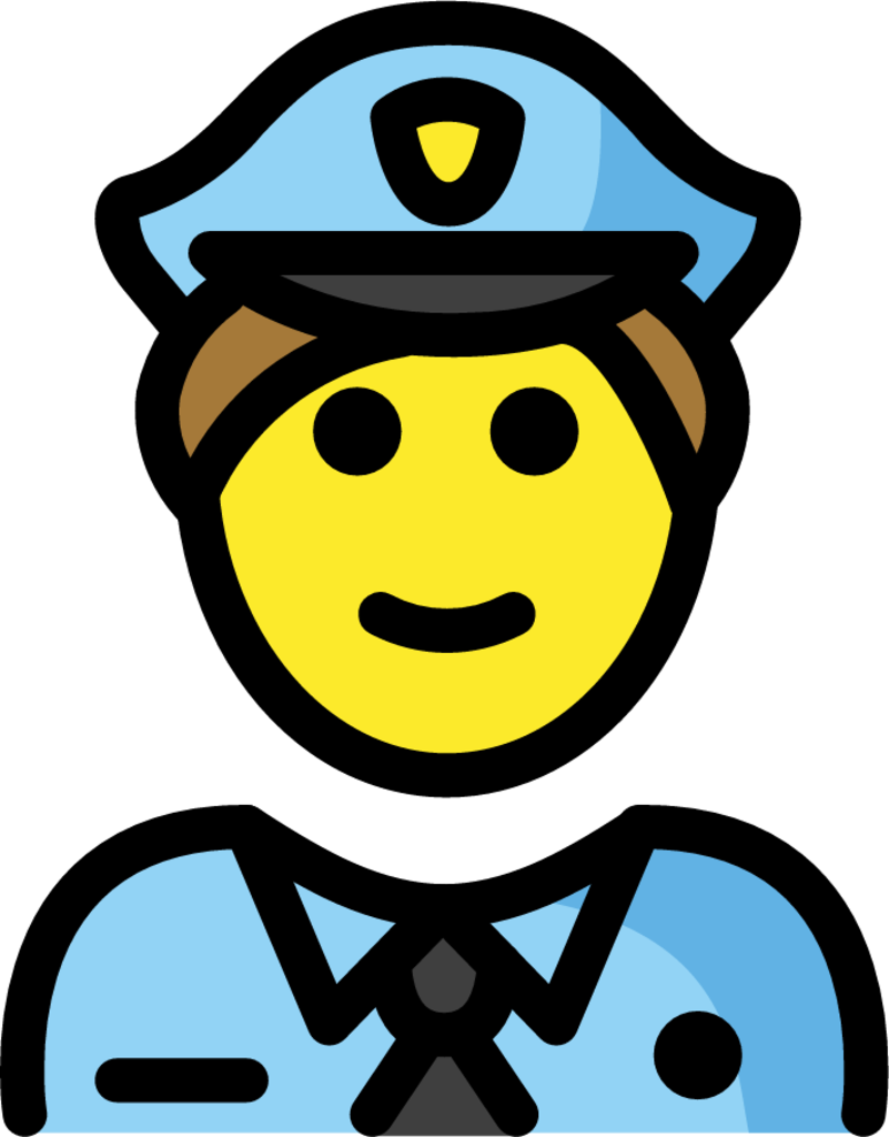 man police officer emoji
