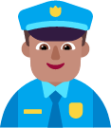 man police officer medium emoji