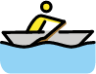 man rowing boat emoji