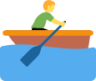 man rowing boat emoji