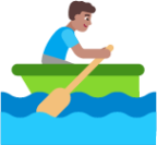 man rowing boat medium emoji
