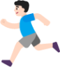 man running light emoji