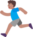 man running medium emoji
