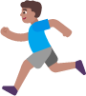 man running medium emoji
