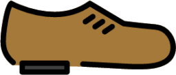man’s shoe emoji