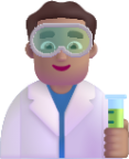 man scientist medium emoji