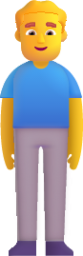 man standing default emoji