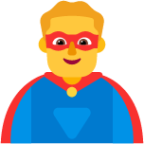 man superhero default emoji