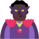 man supervillain dark emoji