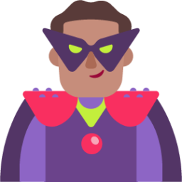 man supervillain medium emoji