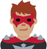 man supervillain: medium skin tone emoji