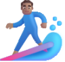 man surfing medium emoji