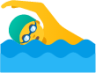 man swimming emoji