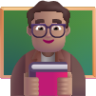 man teacher medium emoji