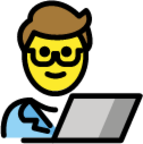 man technologist emoji