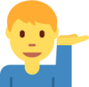 man tipping hand emoji