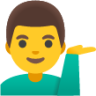 man tipping hand emoji