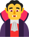 man vampire default emoji