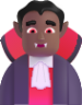 man vampire medium dark emoji