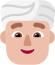 man wearing turban medium light emoji