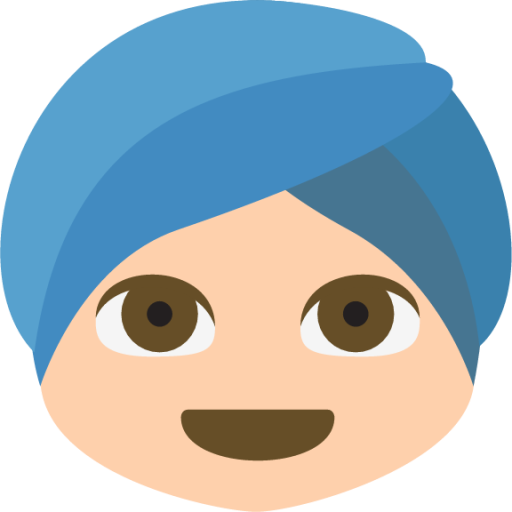 man with turban tone 2 emoji