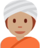 man with turban tone 3 emoji