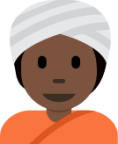 man with turban tone 5 emoji