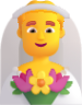 man with veil default emoji
