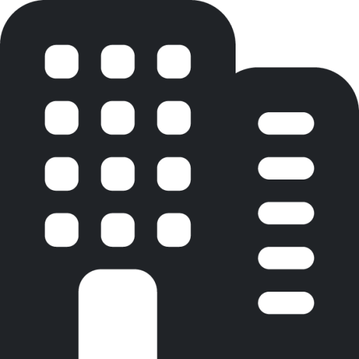 mansion (rounded filled) icon