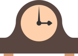 mantlepiece clock emoji