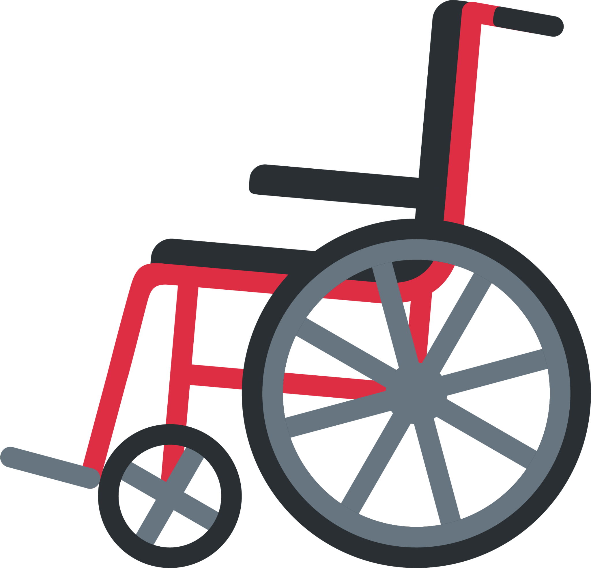 manual wheelchair emoji