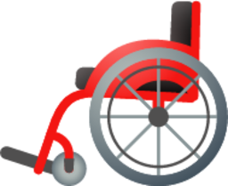 manual wheelchair emoji