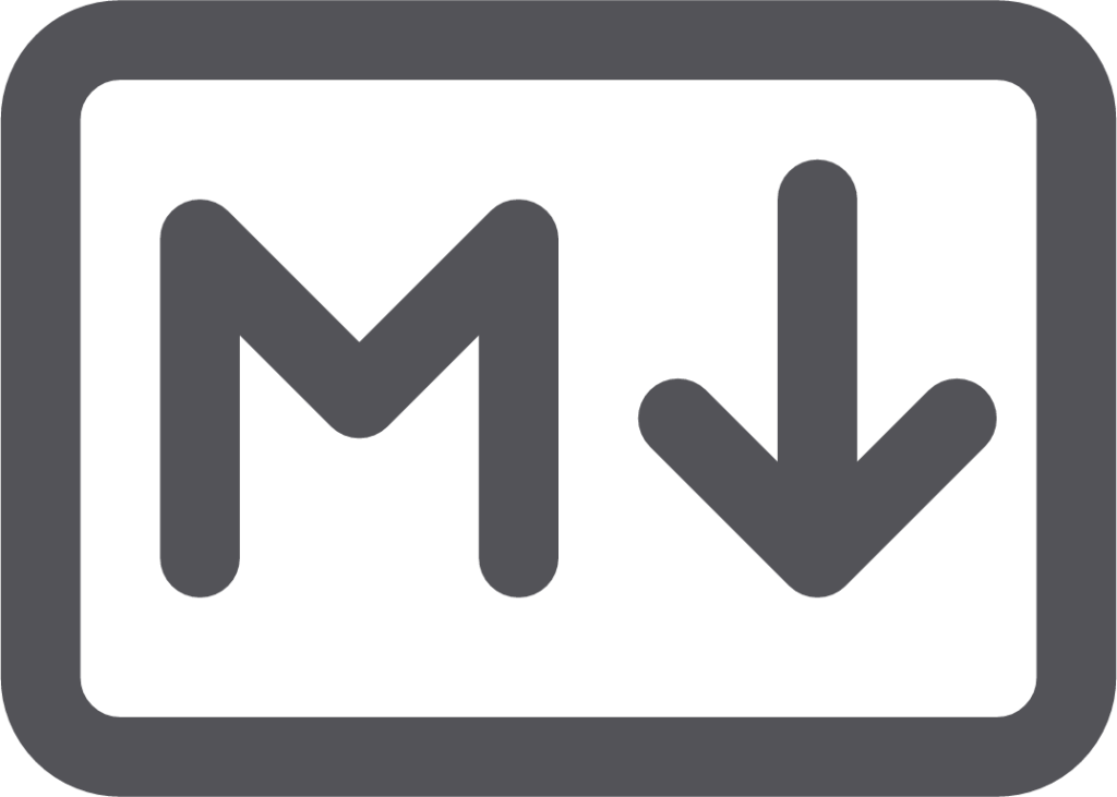markdown icon