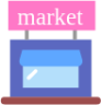 market sign store icon