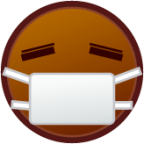 mask (brown) emoji