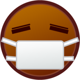 mask (brown) emoji